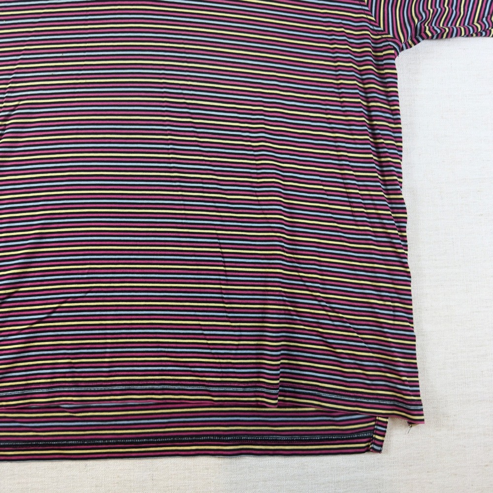 Peter Millar Mens XL Polo Shirt Double Mercerized Cotton Striped Short Sleeve - Picture 5 of 12
